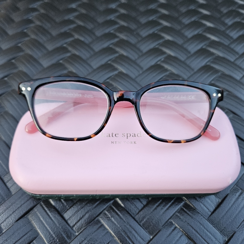 Kate Spade Rebecca 2 Eyeglasses Frames Tortoise Women's Designer Glasses w/ Case